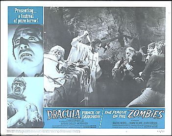 Dracula prince of Darkness + Plague of the Zombies # 8 from the 1966 movie - Click Image to Close